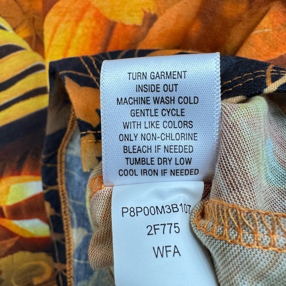 One World Sz Small Halloween Tunic Top Jack O Lantern Pumpkin Spider Sharkbite - Picture 6 of 7